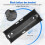 Plastic Single 26650 Battery Holder Case Storage Box 10Pcs Black 3
