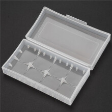 Box for 18650 battery transparent battery holder
