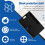 coque pour Raspberry Pi 3 Modele B, Etui de protection pour Raspberry Pi 3, Raspberry Pi 3 Modele B NON inclus (Noir) 4