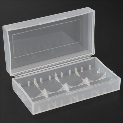 Box for 18650 battery transparent battery holder 2