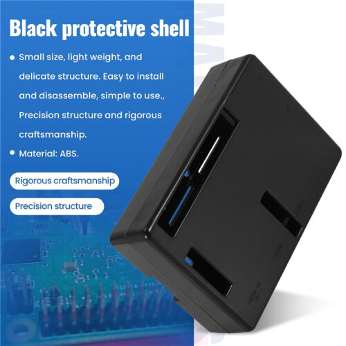 coque pour Raspberry Pi 3 Modele B, Etui de protection pour Raspberry Pi 3, Raspberry Pi 3 Modele B NON inclus (Noir) 2