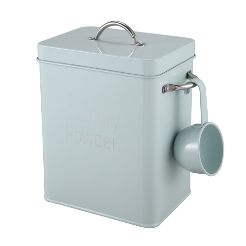 3L Beautiful Powder Laundry Powder Boxes Storage with Scoop Green 1