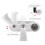 3 in 1 E27 Adapter Converter Horizontal Designed 360 Degrees Adjustable 180 Degree Bendable Light Socket Splitter 4