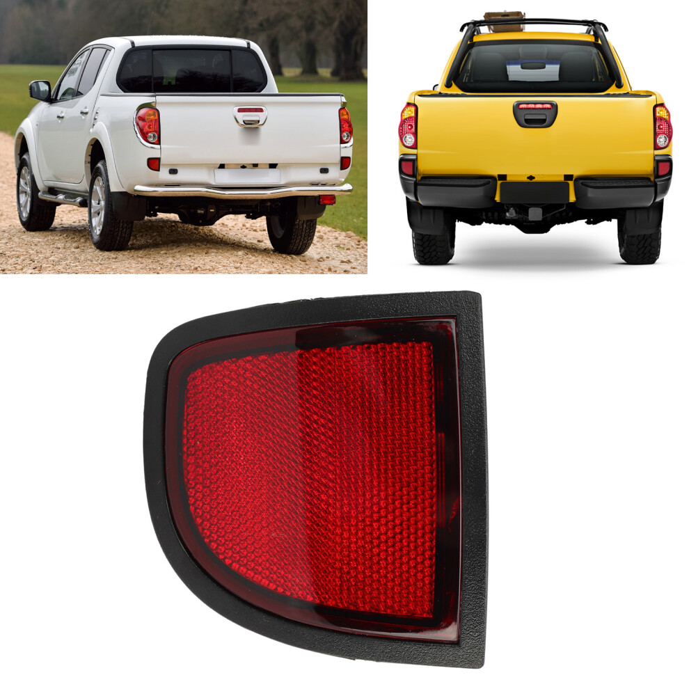 Mitsubishi L200 Triton Rear Bumper Reflector Left Red 5021369301916