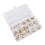 M2 M3 M4 M5 Female Thread Knurled Brass Threaded Insert Embedment Nut for 3D Printing Threaded Heat Set Inserts 1