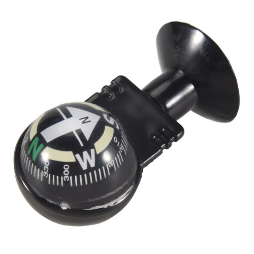New Car Vehicle Floating  Magnetic Navigation Compass Black 2