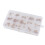 M2 M3 M4 M5 Female Thread Knurled Brass Threaded Insert Embedment Nut for 3D Printing Threaded Heat Set Inserts 3