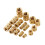 M2 M3 M4 M5 Female Thread Knurled Brass Threaded Insert Embedment Nut for 3D Printing Threaded Heat Set Inserts 4