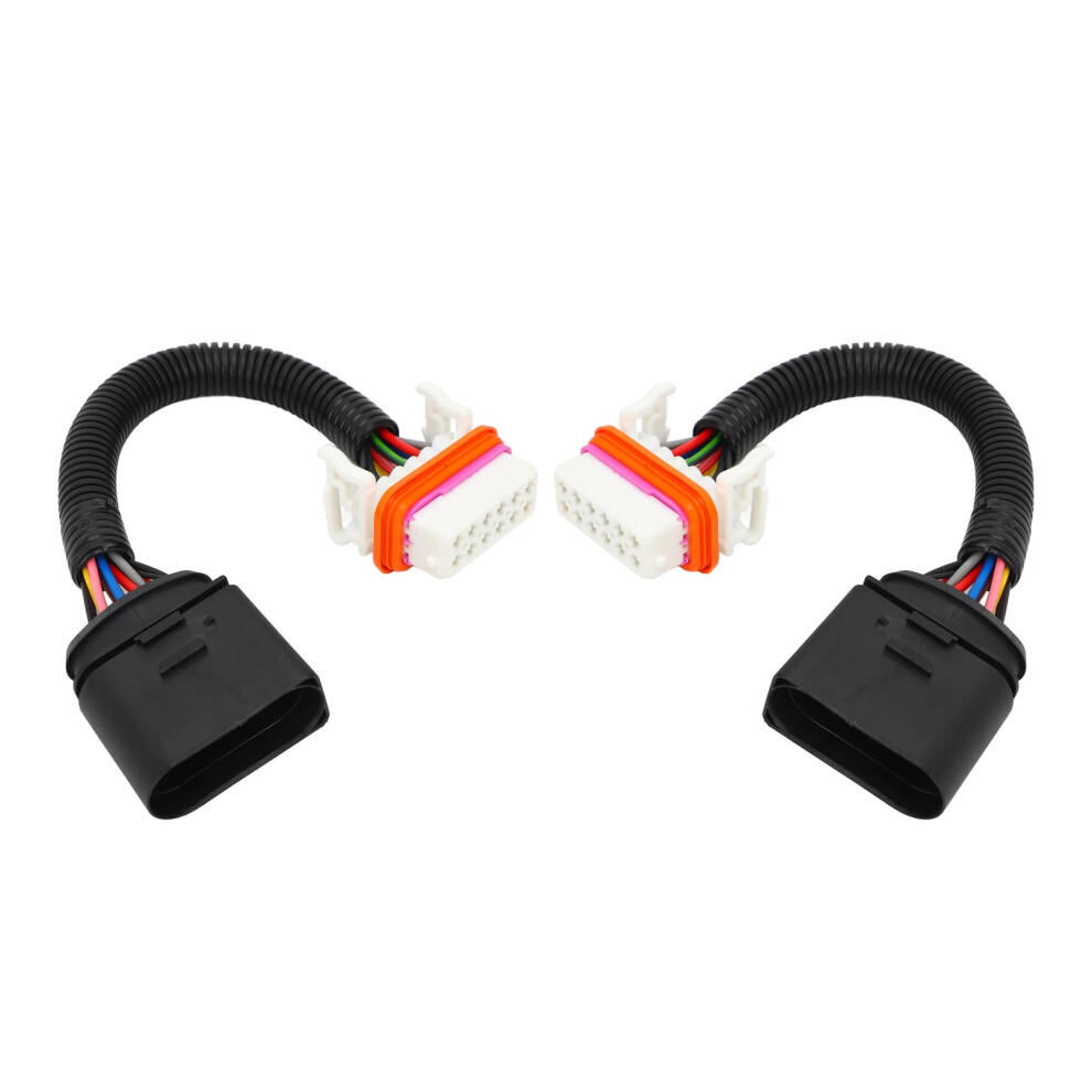 2Pcs Xenon Headlight Wiring Harness For Cayenne 2003-2006 Left Right 7601375473043