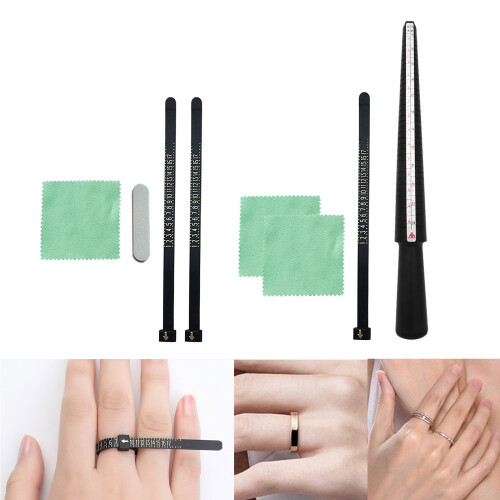 Ensemble de jauges de taille de doigt compactes, outils-style 1 2