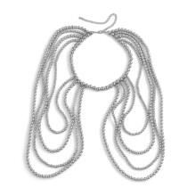 Damen-Taillenketten-Hakengürtel für Kleid,-weißer König 1608