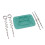 Silicone Suction Placemat with 4 Toy Tethers for Babies, Cyan 1