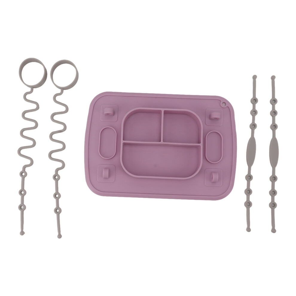 Tischset aus Silikon mit Saugnapf und 4