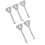 5PCS Stainless Steel Skeleton Lock Key Set - Multi-Shape Master Keys 14