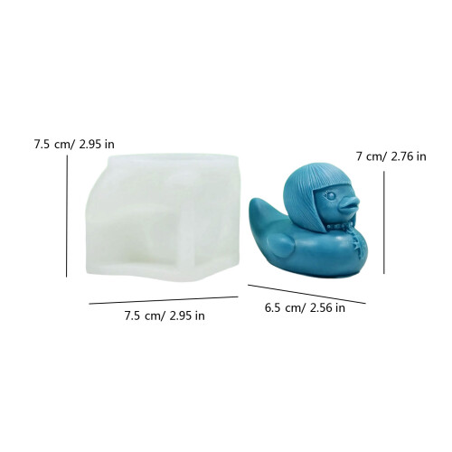 Duck Shaped Silicone Mold Beautiful Scented Candle Mold Epoxy 2