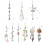 Glands de fleurs douces, pendentif en perles, sangle de-Style 3 3