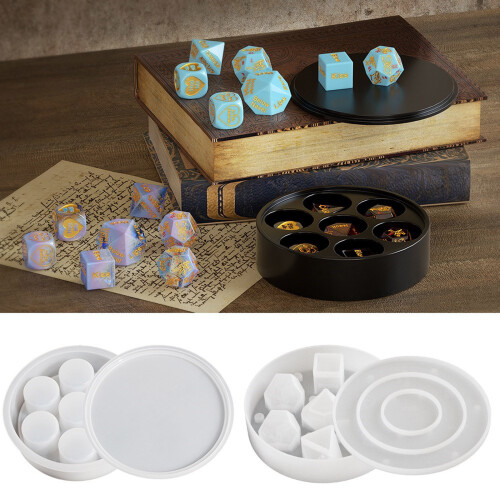 Moules à dés anglais en Silicone, support de stockage de-costume 1
