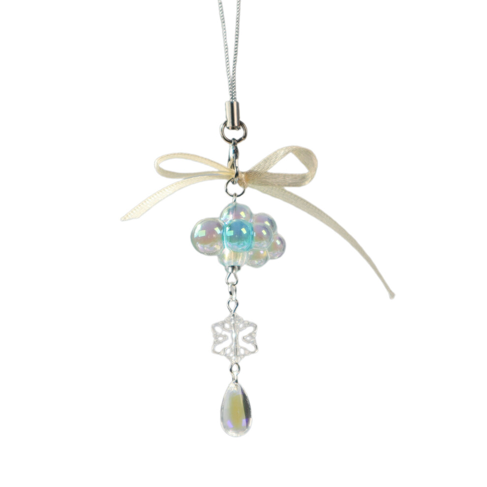 Flower Tassels Bead Phone Charm Straps Key Hangings-Style 3 7732000811166