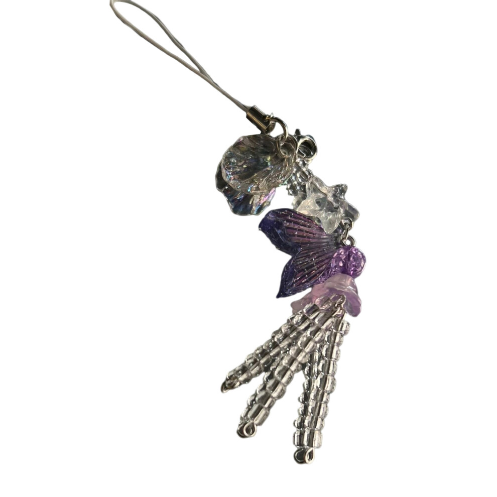Resin Bead Phone Lanyard Fashionable Keychain Pendant For-2 7732000811692