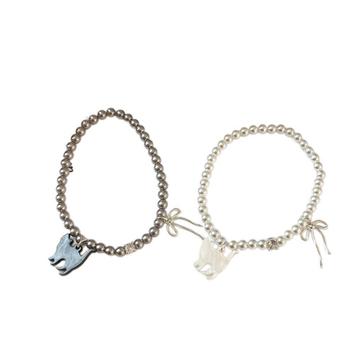 Bracelet de perles élégant et délicat, Unique, bijoux de-Gris 1
