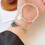 Bijoux de poignet à la mode, Bracelet élégant avec-Blanc 7
