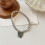 Bijoux de poignet à la mode, Bracelet élégant avec-Blanc 5