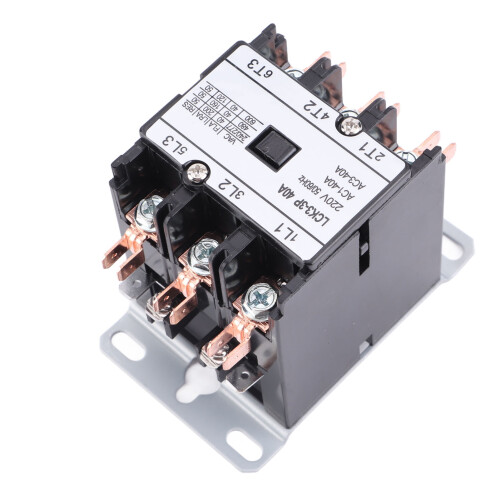 HVAC 40A AC Contactor 3-Pole 220V Reliable Switch for Cooling & Heating Systems