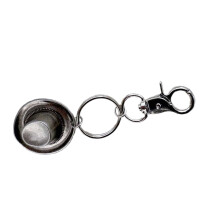 Fashionable Cowboy Hat Keychain Unique Vintage Jeans Hat Keyring