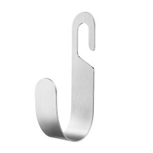 Stainless Steel Hose Holder, Expandable Hose Compatible Heavy Duty Wall Mount Storage, Rust Proof Garden Accessory for Outdoor Hose, Cords (1PC Silver
