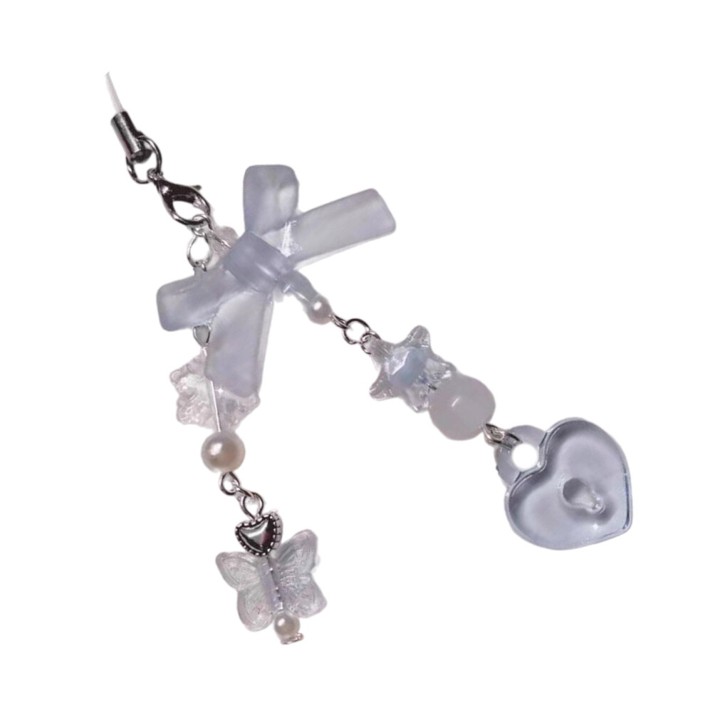 Fashion Bowknot Butterfly Charm Pendant Phone Chain-Section 4 7732000771972