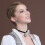 Edelweiss collier boucles d'oreilles ensemble pendentif-Noir 7