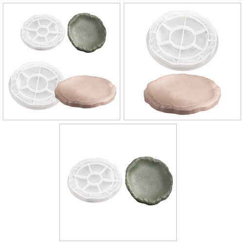 Silicone Mold Rock Coaster Mould DIY Epoxy Resin Casting-suit 1