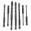7PCS Masonry Drill Bit Set, Alloy, 4 Flute, Hardness, StorageBox 2