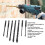 7PCS Masonry Drill Bit Set, Alloy, 4 Flute, Hardness, StorageBox 6