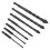 7PCS Masonry Drill Bit Set, Alloy, 4 Flute, Hardness, StorageBox 15