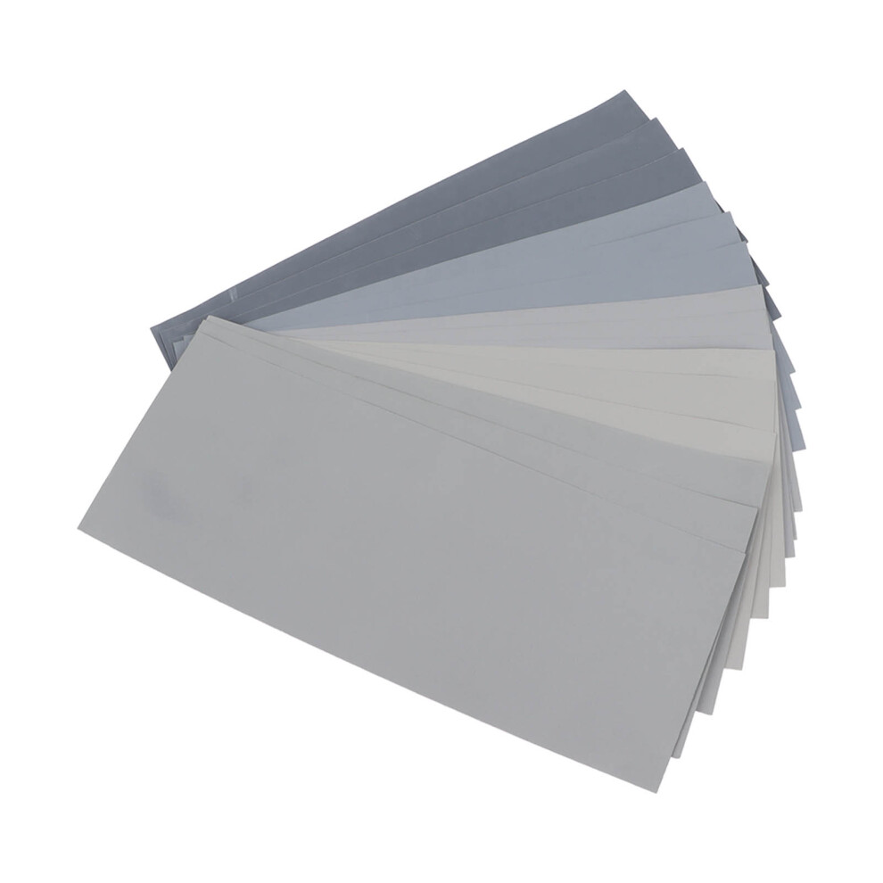 15Pcs Silicon Carbide Sandpaper Set 2000-10000 Grit, 9X3.6in 7901375502317