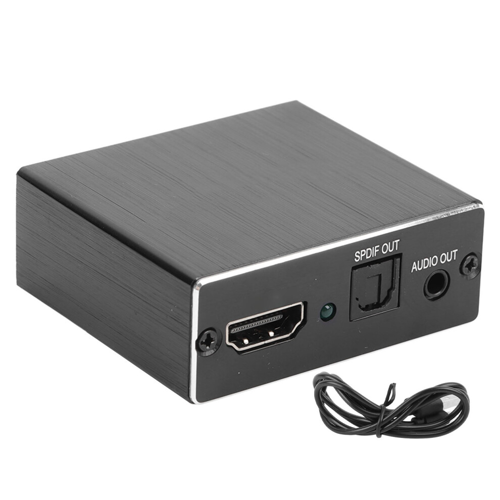 Hdmi Audio Splitter Supporting 4K Resolution With Arc Function And Low Energy Consumption For Tvs And Sound Systems 9147006781210