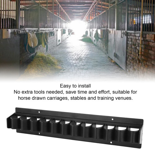 Efficient Horse Whip Rack Plastic Holder for Neat Stable Organization 2