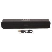 Barre de son portable avec son 4D et basses dynamiques, système stéréo HiFi doté du Bluetooth 5.0 et d'une longue autonomie, idéale pour la