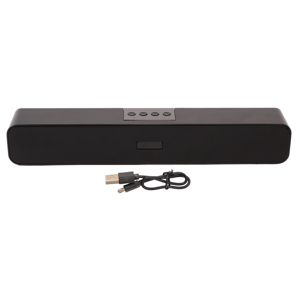 Portable Soundbar With 4D Sound And Dynamic Bass, Hifi Stereo System Featuring Bluetooth 5.0 And Long Battery Life For Home Office And Travel 9012494119824