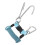 Stainless Steel Spring Coiled Diving Hook Double End Snap Clip Blue 12