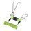 Spring Coiled Diving Hook Stainless Steel Double End Snap Clip Green 7