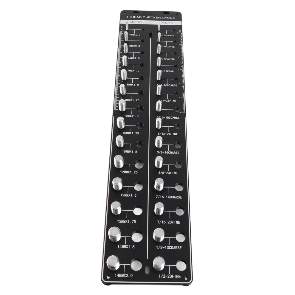 Nut And Bolt Thread Gauge Set, Metric & Inch For Inspection 6931369306431