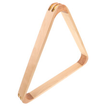 2Stk Präzises Dreiecks Rack Holz Khaki Poolballhalter Billiard