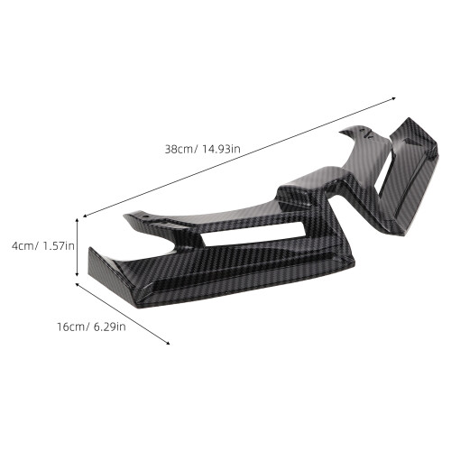 Spoiler ABS Frontverkleidungsflügel Schwarz Sportlich 2