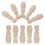 10Pcs Light Yellow Wooden Blind Cord Pulls Knobs for Curtain Crafts 1