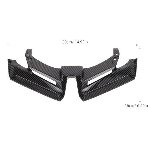 Spoiler ABS Frontverkleidungsflügel Schwarz Sportlich 1