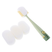 1Set Grün Lange Flaschenbürste Mit Hygiene-Bürste Für Zuhause