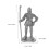 1 Set Ridder Actiefiguur Met Accessoires - Middeleeuwse Soldaat 3