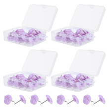 30St Paarse Decoratieve Poot Knopspijkers Voor Kantoor En
